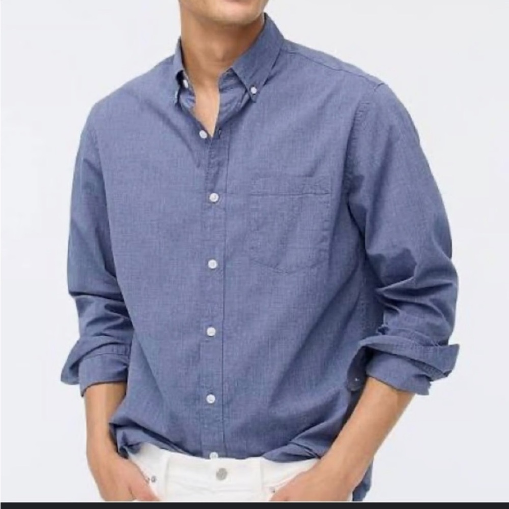 RED J. Crew Classic Button-Down Shirt - Picture 1 of 9